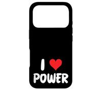 I Love Power Heart Politics Centrale électrique Solaire Coque pour iPhone 17 Pro