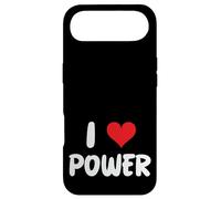 I Love Power Heart Politics Centrale électrique Solaire Coque pour iPhone Air