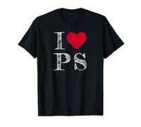 I Love PS Name Initials T-Shirt