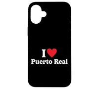 I Love Puerto Real Coque pour iPhone 16 Plus