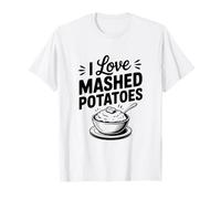 I Love Purée de Pommes de Terre Foodie pour Les Amateurs de Pommes de Terre T-Shirt