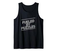 I Love Puzzles Fueled by Puzzles Funny Puzzle Citations Débardeur