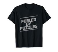 I Love Puzzles Fueled by Puzzles Funny Puzzle Citations T-Shirt