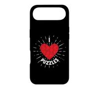 I Love Puzzles - Puzzle Cœur Vintage Drôle Coque pour iPhone Air