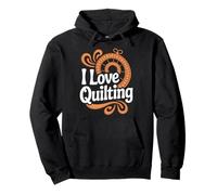 I Love Quilting Couture Art Needlework Sweat à Capuche