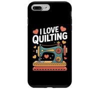 I Love Quilting Machine à coudre Motif cœur Coque pour iPhone 7 Plus/8 Plus