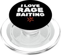 I Love Rage Baiting Funny Gen Z College Unhinged Meme PopSockets PopGrip pour MagSafe