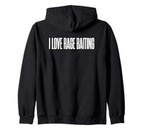 I Love Rage Baiting Typographie Funny Internet Troll Meme Sweat à Capuche