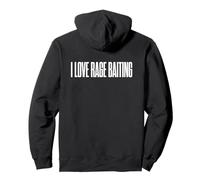 I Love Rage Baiting Typographie Funny Internet Troll Meme Sweat à Capuche