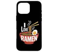 I Love Ramen Baguettes de Soupe œuf Coque pour iPhone 16 Pro Max