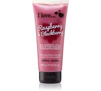 I Love Raspberry & Blackberry Gel douche effet exfoliant 200 ml