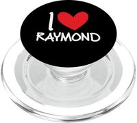 I Love Raymond Nom personnalisé Homme Guy BFF Friend Cœur PopSockets PopGrip pour MagSafe