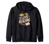 I Love Reading Collection Lover Readers Sweat à Capuche