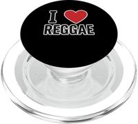 I Love Reggae - Jamaica Music Vibes Vintage Design Ska PopSockets PopGrip pour MagSafe