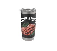I Love Ribeye Classic Steak Lovers Delight Gobelet isotherme en acier inoxydable double paroi