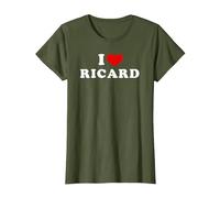 I Love Ricard, J'aime Ricard T-Shirt, Femme, Olive, M