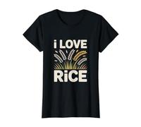 I Love Rice Farmers Amoureux des Plantes T-Shirt Graphique avec Valeur
