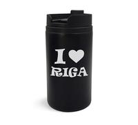 I Love Riga City Travel Latvia Gobelet de Voyage Isolé Gravé Artistique