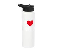 I Love Ringo, I Heart Ringo Design Stainless Steel Insulated Water Bottle