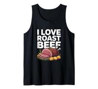 I Love Roast Beef Carnivore Meat Lover BBQ Humour Débardeur