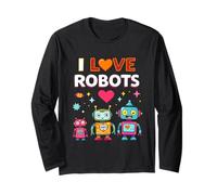 I Love Robots Robot Love Manche Longue