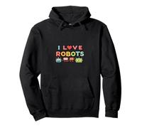 I Love Robots Robot Love Sweat à Capuche