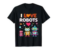 I Love Robots Robot Love T-Shirt