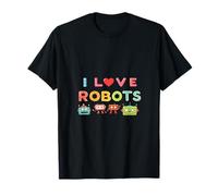 I Love Robots Robot Love T-Shirt
