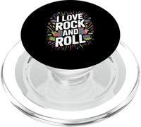 I Love Rock and Roll Music Amateur PopSockets PopGrip pour MagSafe