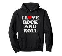 I Love Rock and Roll Produits Dérivés Musique Rock’n’Roll Sweat à Capuche