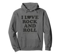 I Love Rock and Roll Produits Dérivés Musique Rock’n’Roll Sweat à Capuche