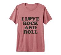 I Love Rock and Roll Produits Dérivés Musique Rock’n’Roll T-Shirt Haut de Gamme