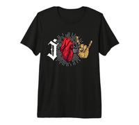I Love Rock N' Roll Graphic Tee Shirt, Rock and Roll Design T-Shirt Haut de Gamme