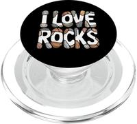 I Love Rocks Fossil Stone Amateur PopSockets PopGrip pour MagSafe