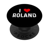 I Love Roland Cœur Vieilli PopSockets PopGrip Adhésif