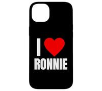 I Love Ronnie Nom personnalisé pour Homme BFF Cœur Friend Boys Coque pour iPhone 14 Plus