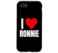 I Love Ronnie Nom personnalisé pour Homme BFF Cœur Friend Boys Coque pour iPhone SE (2020) / 7/8