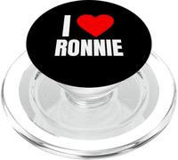 I Love Ronnie Nom personnalisé pour Homme BFF Cœur Friend Boys PopSockets PopGrip pour MagSafe