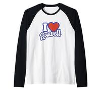 I Love Roswell New Mexico Manche Raglan