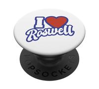 I Love Roswell New Mexico PopSockets PopGrip Adhésif