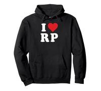 I Love RP Initials I Heart R.P. First Last Name R P Sweat à Capuche