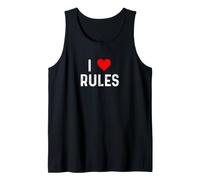 I Love Rules - Heart - Règlement sur l'audit des Risques de conformité Débardeur