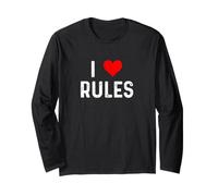 I Love Rules - Heart - Règlement sur l'audit des Risques de conformité Manche Longue