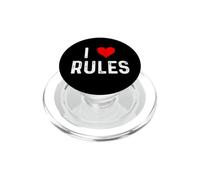I Love Rules - Heart - Règlement sur l'audit des Risques de conformité PopSockets PopGrip pour MagSafe
