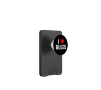 I Love Rules - Heart - Règlement sur l'audit des Risques de conformité PopSockets PopWallet pour MagSafe