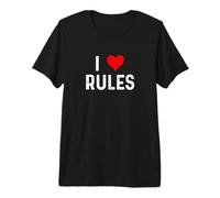 I Love Rules - Heart - Règlement sur l'audit des Risques de conformité T-Shirt Haut de Gamme