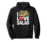 I Love Salad Heartful Veggie Déclaration Sweat à Capuche