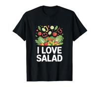 I Love Salade Légumes Art de Manger sainement T-Shirt Graphique avec Valeur