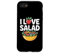 I Love Saladier Fun Healthy Food Veggie Art Coque pour iPhone SE (2020) / 7/8
