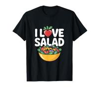 I Love Saladier Fun Healthy Food Veggie Art T-Shirt